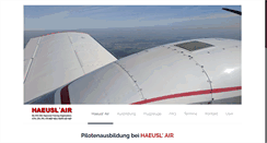 Desktop Screenshot of flugausbildung.de