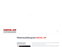 Tablet Screenshot of flugausbildung.de